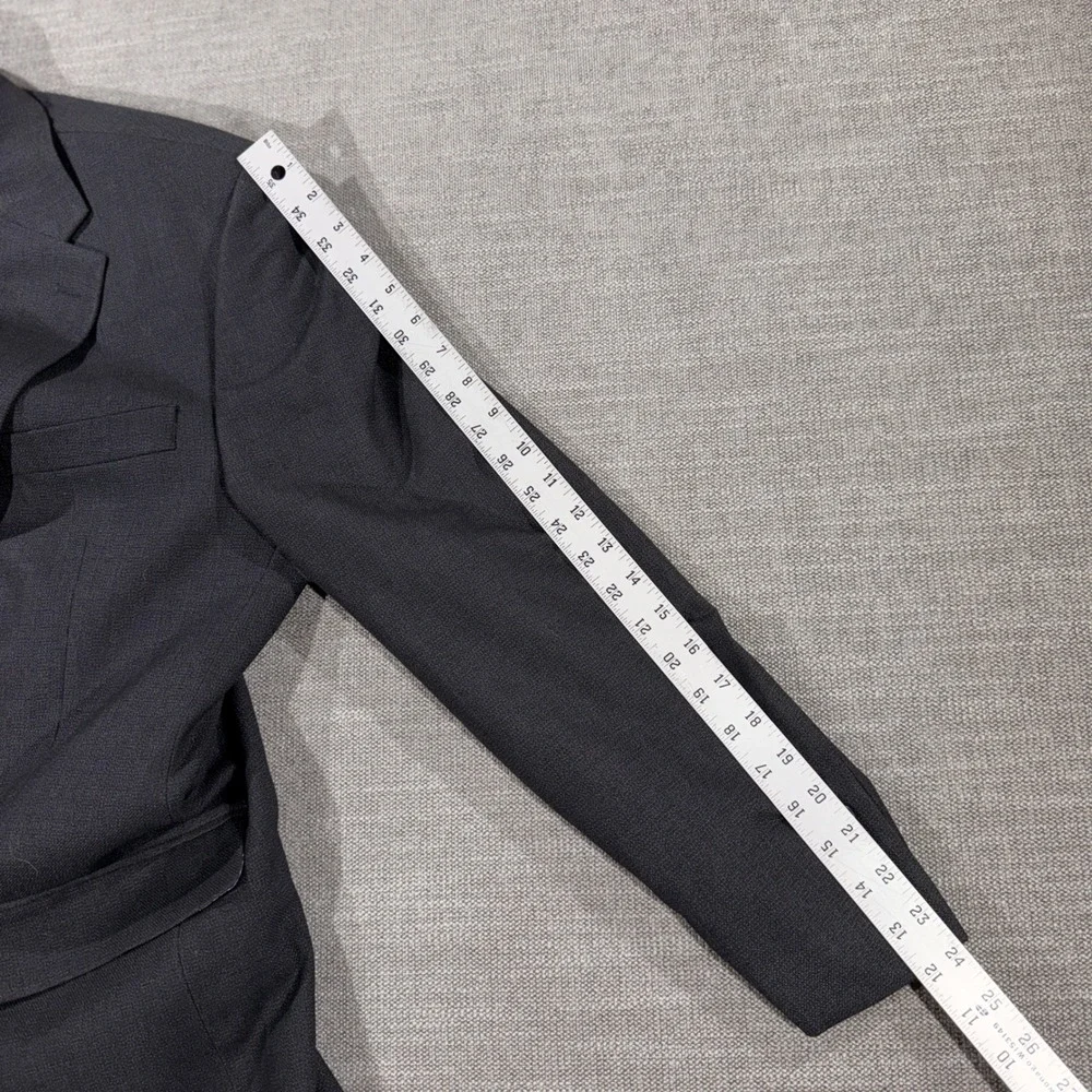 Lauren Ralph Lauren Blazer Mens 42R Gray Excellent Paisley‎ Lining Sport Coat